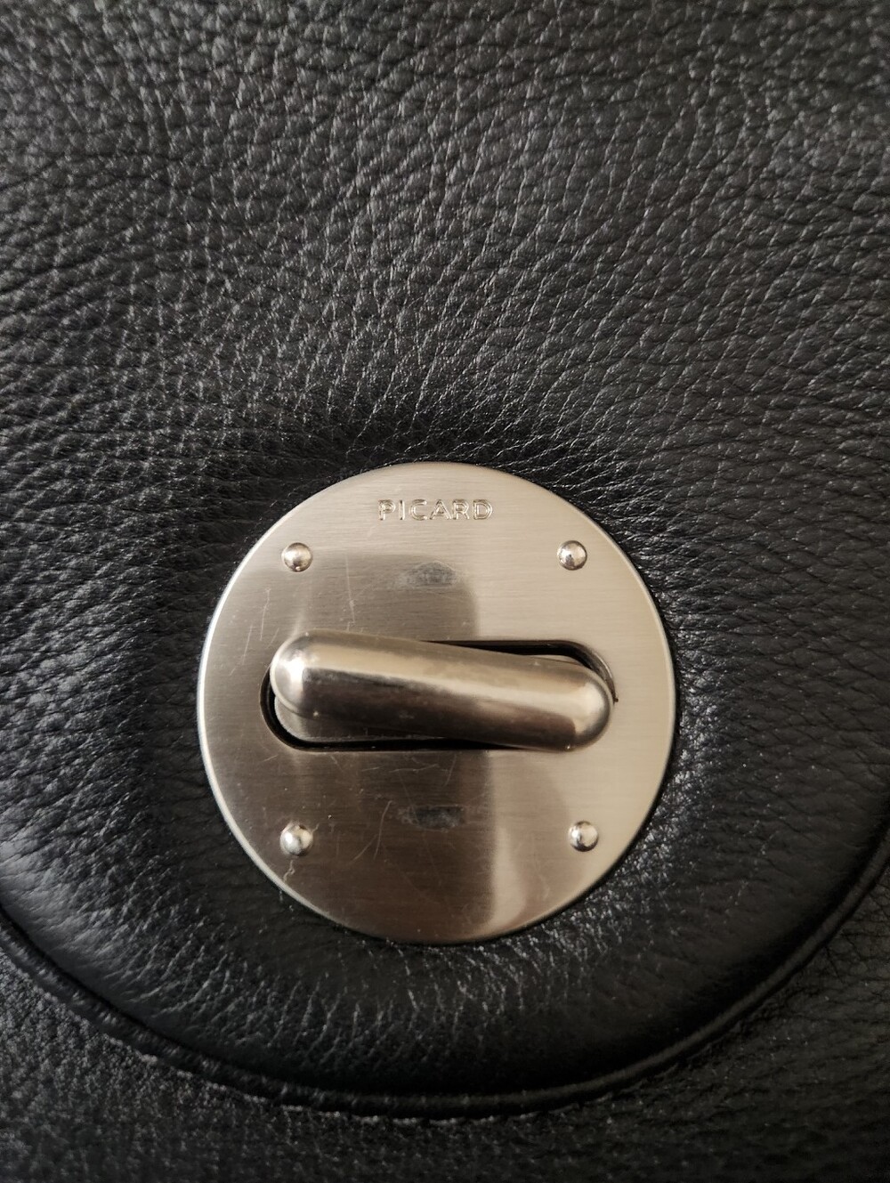 Picard Made In Germany Crossbody Bag Black leather - Picture 2 of 7